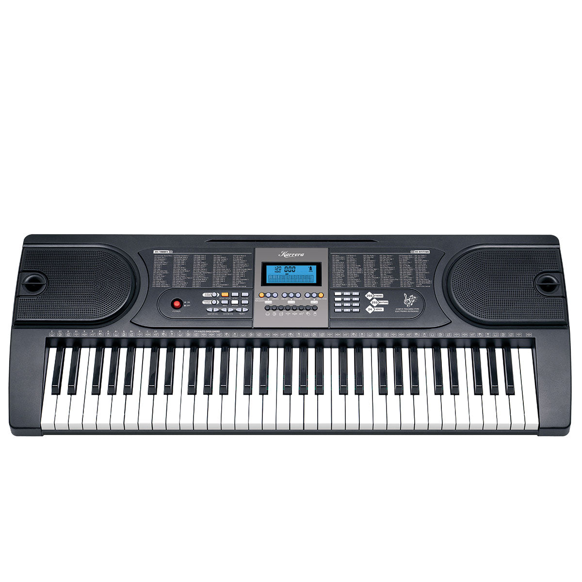 NNEDPE Karrera 61 Keys Electronic Keyboard Piano with Stand - Black-4