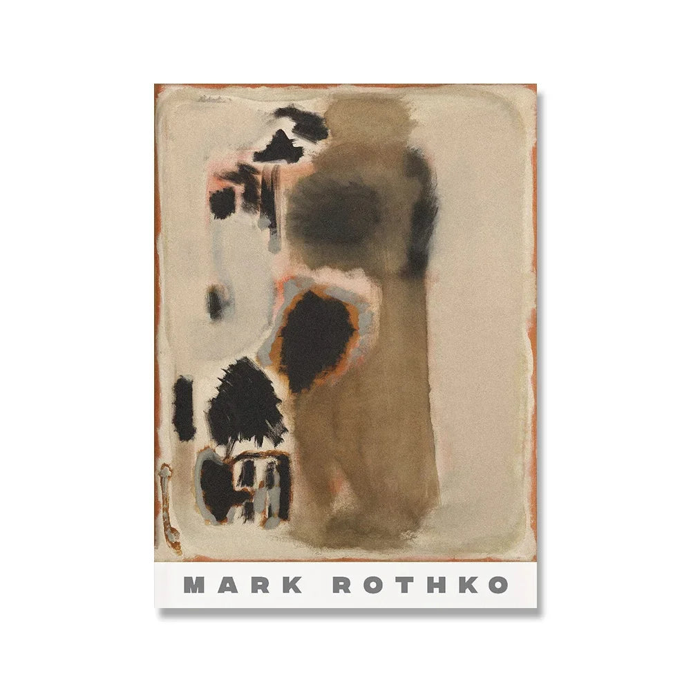 Scandinavian Modern Wall Art Mark Rothko Abstract Colorful HD Canvas Poster Prints Home Bedroom Living Room Decoration SQ DECOR ART Store