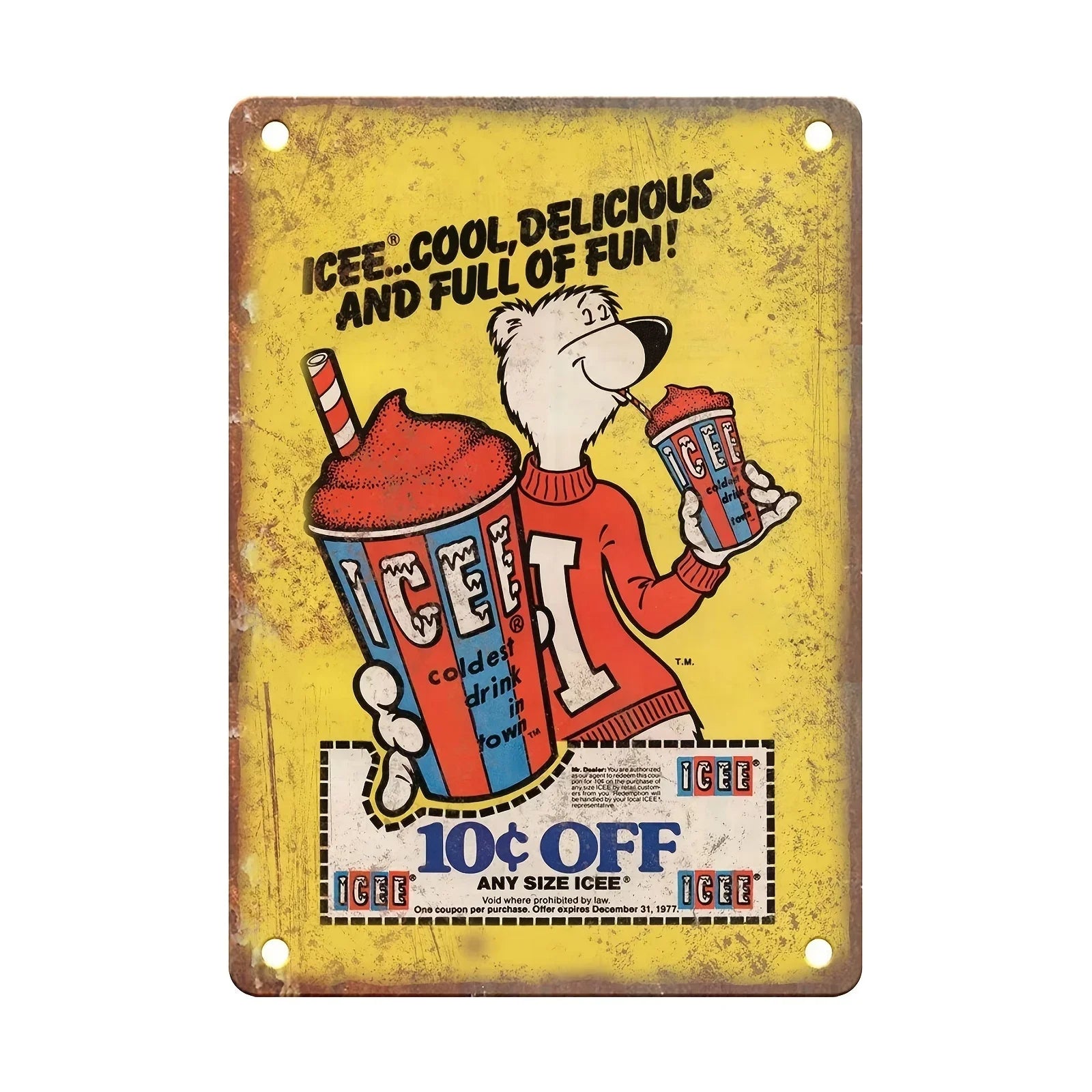 Vintage Comic Mouse Metal Signs Sign Poster Pub Plaque Metal Retro Children's Room Home Bedroom Living Room Wall Art Decor MetalWorks Depot Store