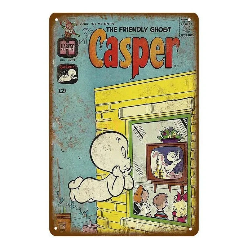 Vintage Comic Mouse Metal Signs Sign Poster Pub Plaque Metal Retro Children's Room Home Bedroom Living Room Wall Art Decor MetalWorks Depot Store