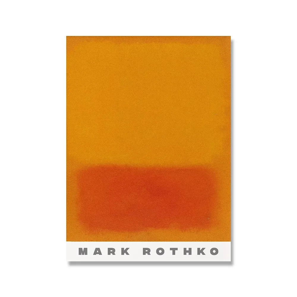 Scandinavian Modern Wall Art Mark Rothko Abstract Colorful HD Canvas Poster Prints Home Bedroom Living Room Decoration SQ DECOR ART Store