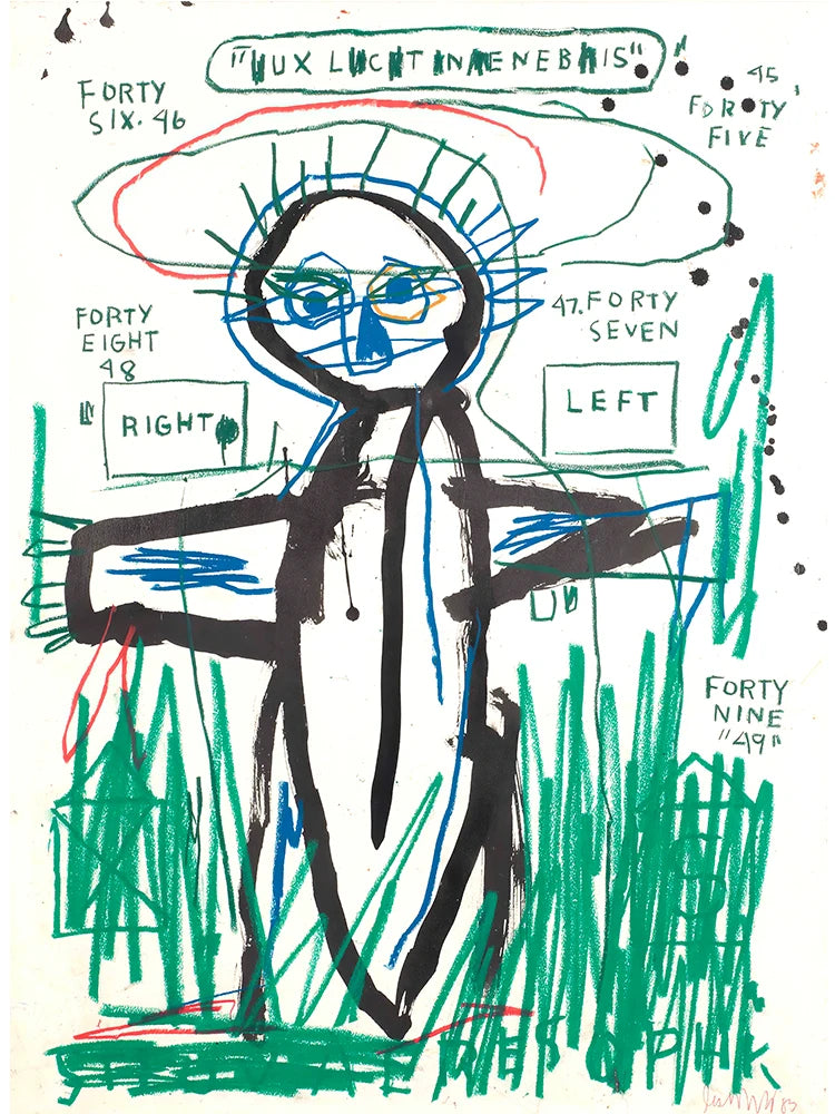 Graffiti Artist Jean Michel Abstract Canvas Art Poster and Print Canvas Paintings on The Wall for Living Room Home Decor Picture Fashion Canvas Painting Store