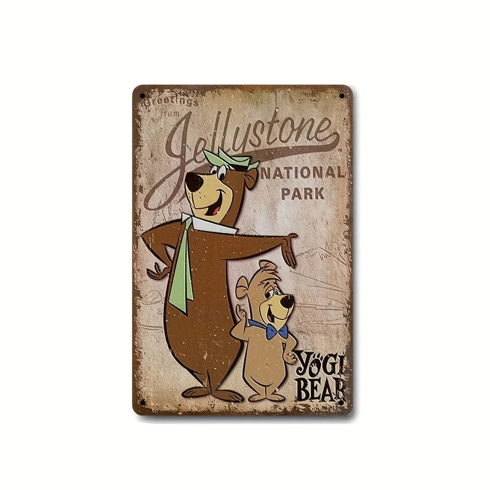 Vintage Comic Mouse Metal Signs Sign Poster Pub Plaque Metal Retro Children's Room Home Bedroom Living Room Wall Art Decor MetalWorks Depot Store