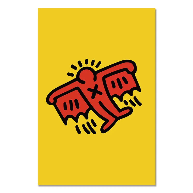 Lucky Strike Graffiti Art Canvas Paintings on The Wall Art Posters and Prints Wall Art Street Art Pictures Home Wall Decoration ASTRDECOR Official Store