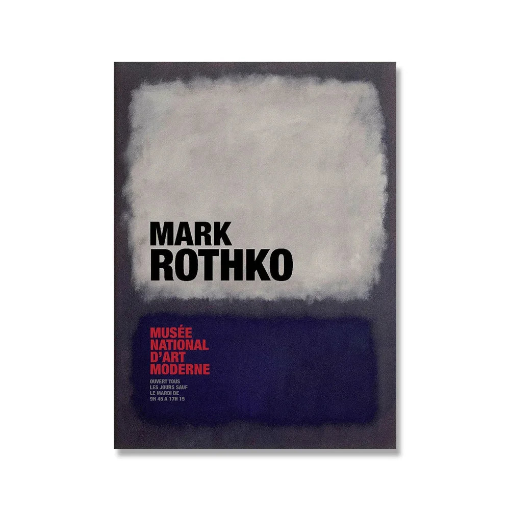 Scandinavian Modern Wall Art Mark Rothko Abstract Colorful HD Canvas Poster Prints Home Bedroom Living Room Decoration SQ DECOR ART Store