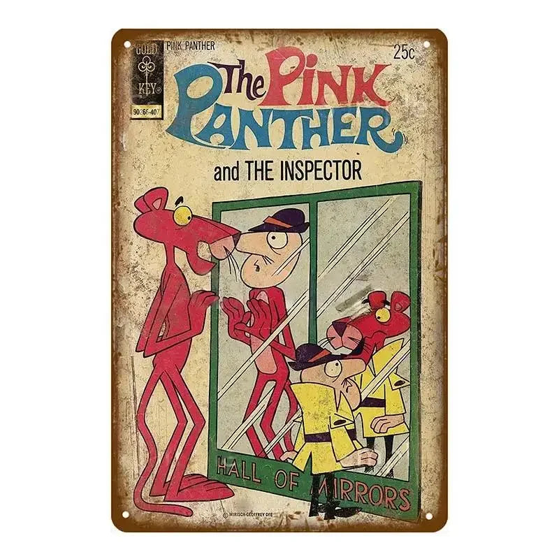 Vintage Comic Mouse Metal Signs Sign Poster Pub Plaque Metal Retro Children's Room Home Bedroom Living Room Wall Art Decor MetalWorks Depot Store