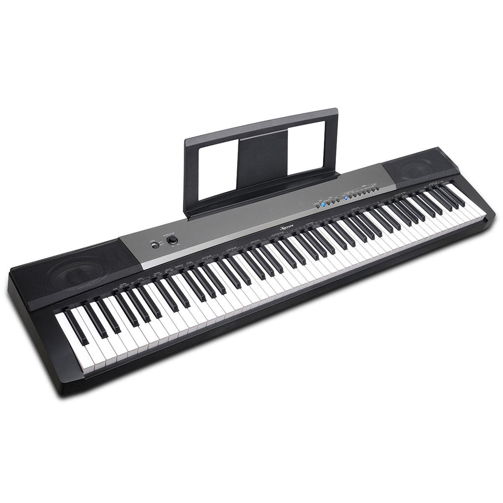 NNEDPE Karrera 88 Keys Electronic Keyboard Piano with Stand Black-2