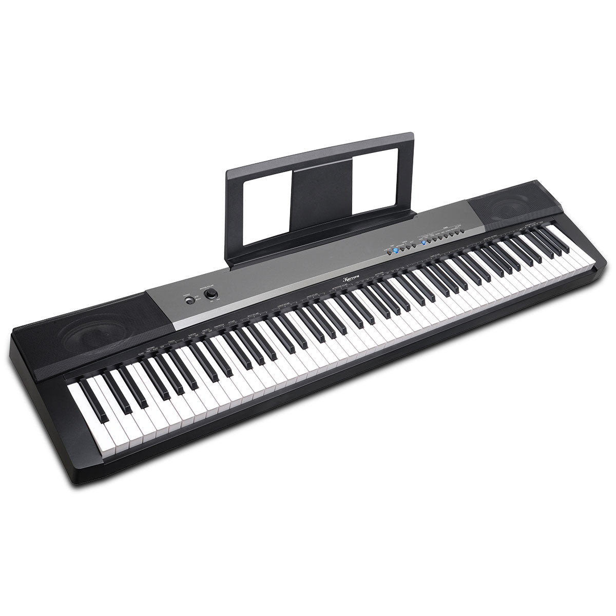 NNEDPE Karrera 88 Keys Electronic Keyboard Piano with Stand Black-2