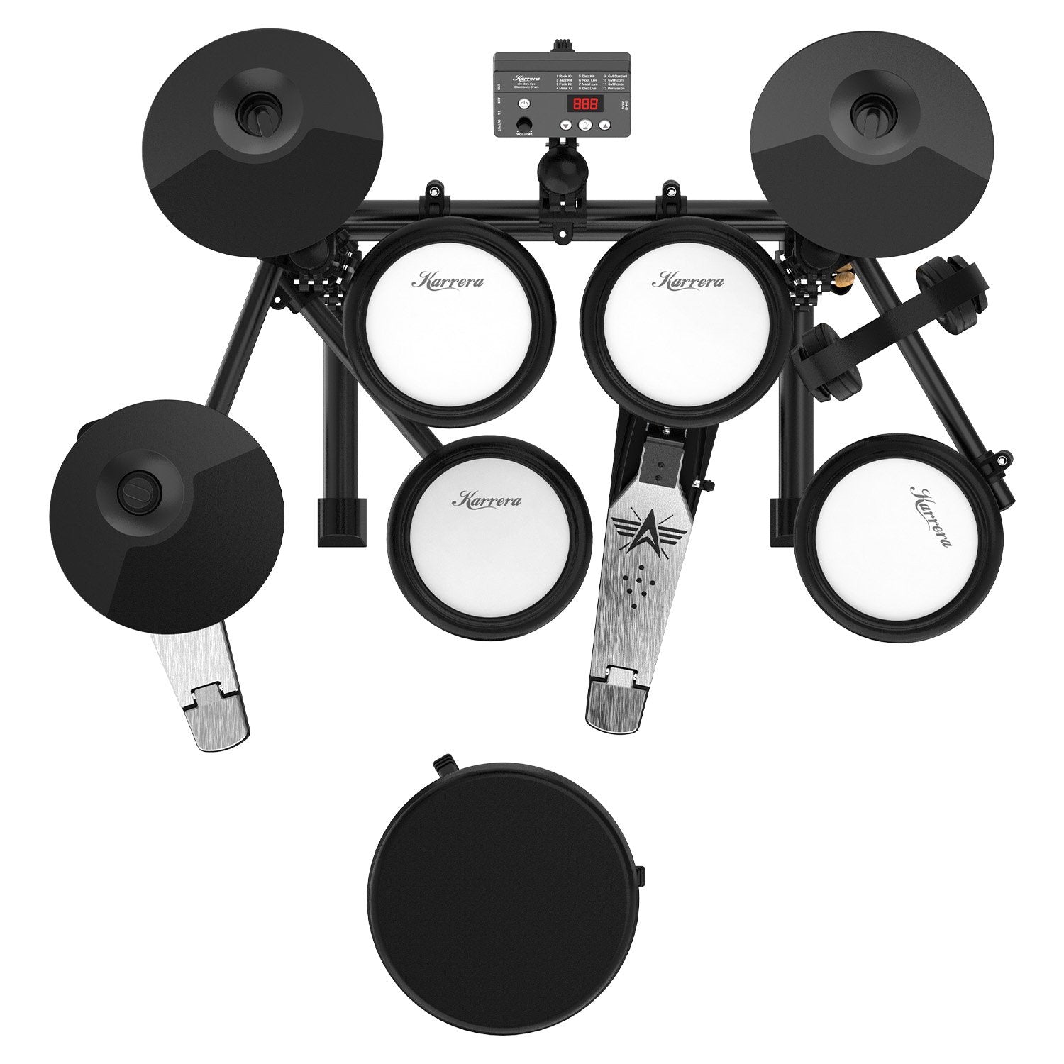 NNEDPE TDX-16 Electronic Drum Kit with Pedals-4