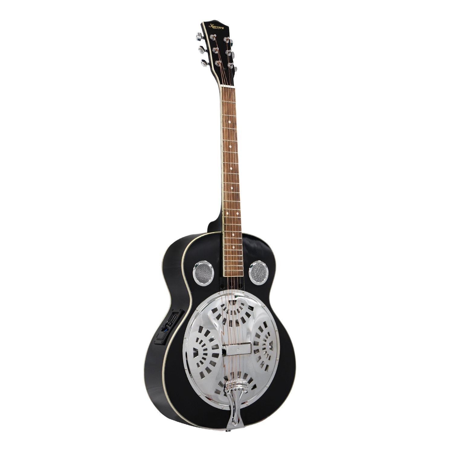 NNEDPE 40in Resonator Guitar - Black-0